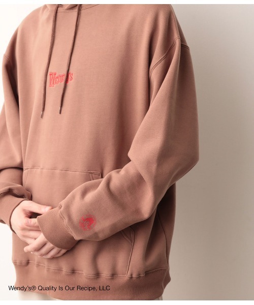 JUNRED（ジュンレッド）の「【WENDY'S×JUNRed別注】ロゴパーカー（パーカー・メンズ・ベージュ/オフホワイト/ワイン・M/L）」の8枚目の写真