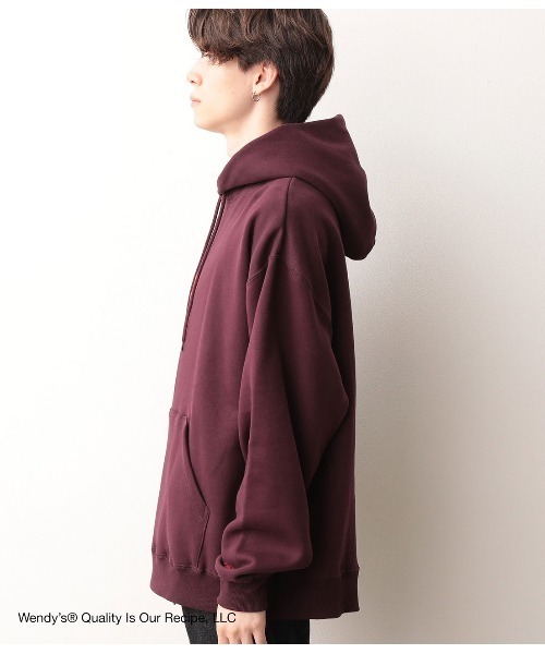 JUNRED（ジュンレッド）の「【WENDY'S×JUNRed別注】ロゴパーカー（パーカー・メンズ・ベージュ/オフホワイト/ワイン・M/L）」の11枚目の写真