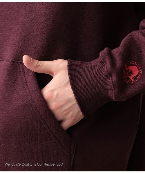 JUNRED（ジュンレッド）の「【WENDY'S×JUNRed別注】ロゴパーカー（パーカー・メンズ・ベージュ/オフホワイト/ワイン・M/L）」の14枚目の写真