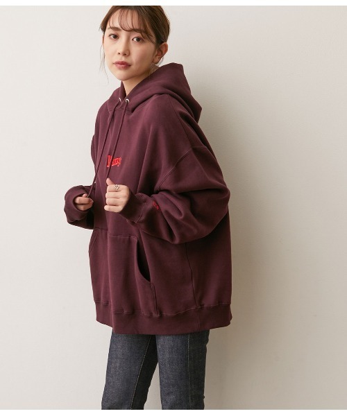 JUNRED（ジュンレッド）の「【WENDY'S×JUNRed別注】ロゴパーカー（パーカー・メンズ・ベージュ/オフホワイト/ワイン・M/L）」の22枚目の写真