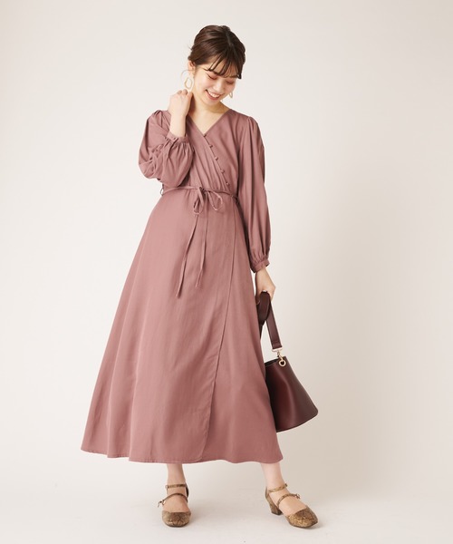 natural couture（ナチュラルクチュール）の「ナナメ多釦ワンピース（ワンピース・レディース・ブラウン/ピンク/ブルー/ミント・FREE）」の20枚目の写真