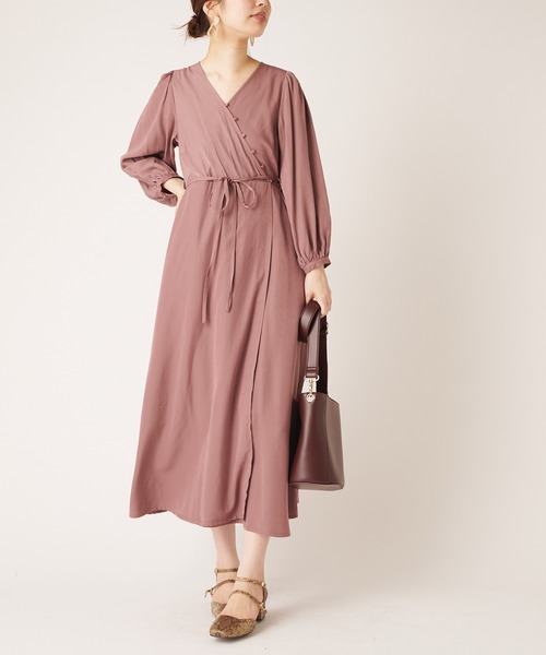 natural couture（ナチュラルクチュール）の「ナナメ多釦ワンピース（ワンピース・レディース・ブラウン/ピンク/ブルー/ミント・FREE）」の6枚目の写真