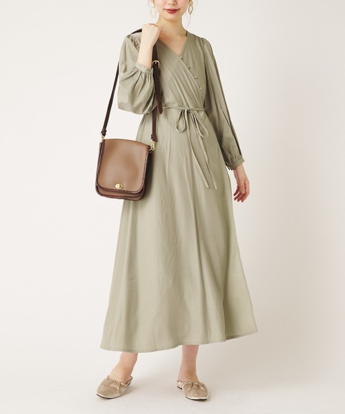 natural couture（ナチュラルクチュール）の「ナナメ多釦ワンピース（ワンピース・レディース・ブラウン/ピンク/ブルー/ミント・FREE）」の17枚目の写真