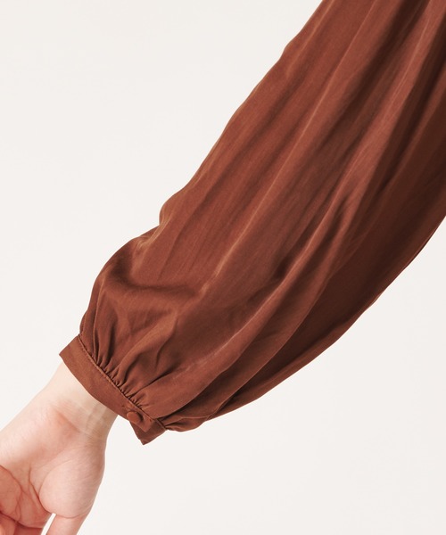 natural couture（ナチュラルクチュール）の「ナナメ多釦ワンピース（ワンピース・レディース・ブラウン/ピンク/ブルー/ミント・FREE）」の7枚目の写真