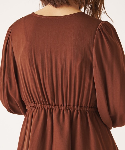 natural couture（ナチュラルクチュール）の「ナナメ多釦ワンピース（ワンピース・レディース・ブラウン/ピンク/ブルー/ミント・FREE）」の21枚目の写真