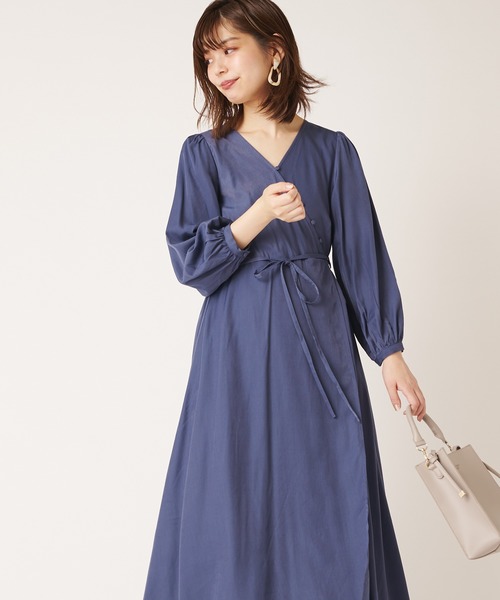 natural couture（ナチュラルクチュール）の「ナナメ多釦ワンピース（ワンピース・レディース・ブラウン/ピンク/ブルー/ミント・FREE）」の22枚目の写真