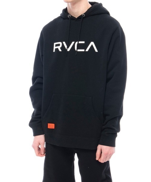 Rvca Big Rvca Hoodie トップス メンズ パーカー ルーカ プルオーバー Big Rvca ロゴ パーカー Rvca ルーカ のファッション