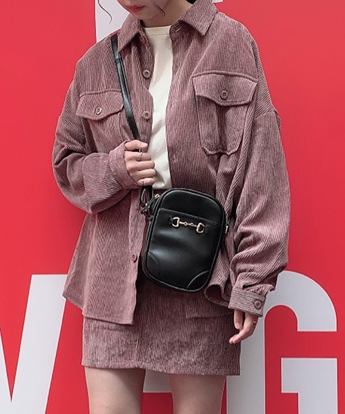 WEGO（ウィゴー）の「WEGO/【セットアップ対応商品】コーデュロイCPOシャツ（シャツ/ブラウス・メンズ・ブラック/ベージュ/パープル/ブラウン/ブルー/アイボリー/カーキ/パープル系その他・SMALL/MEDIUM/LARGE）」の7枚目の写真