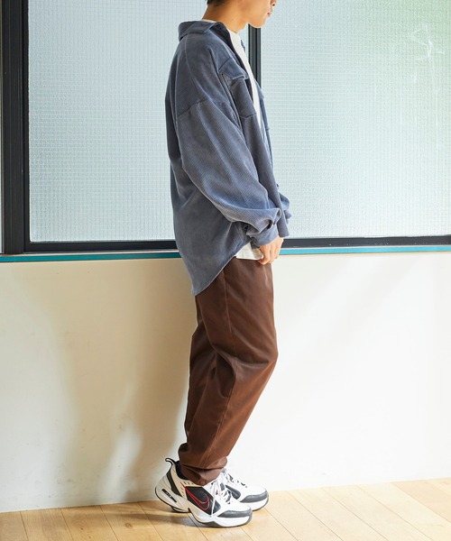 WEGO（ウィゴー）の「WEGO/【セットアップ対応商品】コーデュロイCPOシャツ（シャツ/ブラウス・メンズ・ブラック/ベージュ/パープル/ブラウン/ブルー/アイボリー/カーキ/パープル系その他・SMALL/MEDIUM/LARGE）」の17枚目の写真