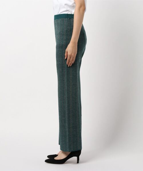 KOBE LETTUCE（コウベレタス）の「ジャガードニットワイドパンツ（その他パンツ・レディース・グレー/グリーン/ブラック・FREE）」の5枚目の写真