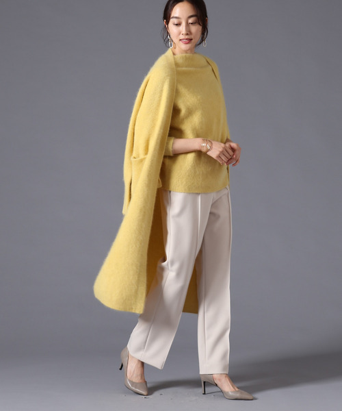 Liesse（リエス）の「ラクーンボートネックプルオーバー（ニット