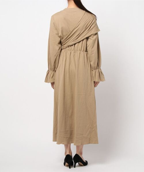 SUPERTHANKS(スーパーサンクス)の「/SUPERTHANKS/STOLE PULLOVER ONE PIECE(ワンピース・レディース・ホワイト/ブラック/ベージュ・ONE SIZE)」の15枚目の写真
