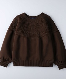 HONEYSUCKLE ROSE | 【HONEYSUCKLE ROSE】洗える軽ふわクルーネック(ニット/セーター)