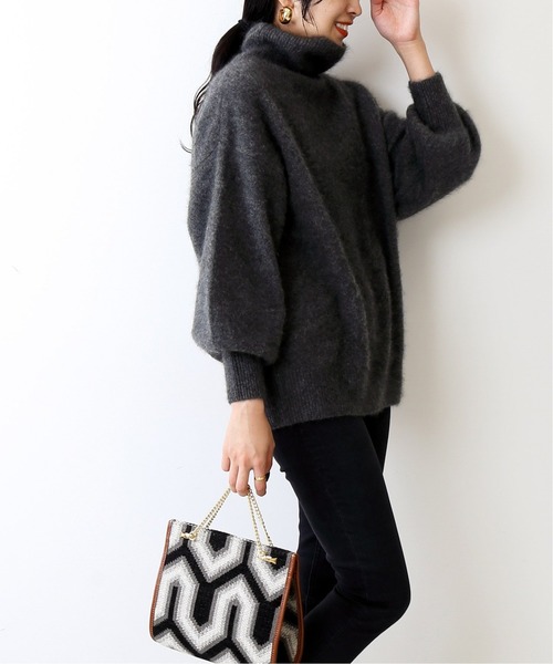 美品✨ジャーナルスタンダードレサージュ ラクーンカシミヤプルオーバー journal standard L'essage（ジャーナルスタンダードレサージュ