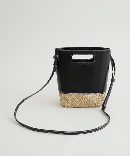 YAHKI(ヤーキ)の「【YAHKI(ヤーキ)】2WAYレザー切り替えショルダーバッグ/YH-385(ショルダーバッグ・レディース・ブラック/ブラウン/アイボリー・FREE)」の7枚目の写真