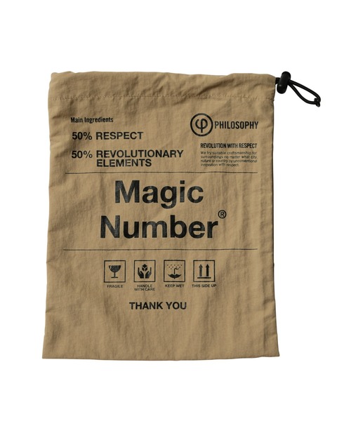 MAGIC NUMBER（マジック ナンバー）の「【MAGIC NUMBER】ESSENTIAL NYLON JK（ナイロンジャケット・メンズ・ベージュ/ブラック・MEDIUM/X-LARGE/LARGE）」の4枚目の写真