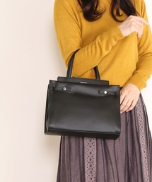 [LORISTELLA]牛革レザーハンドバッグ