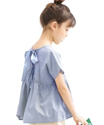 Bee des Bee（ビーデスビー）の「バックリボンフレアトップス（シャツ/ブラウス）」