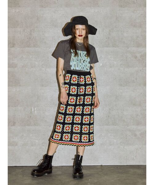 jouetie（ジュエティ）の「Hippieゼブラロゴ Tシャツ（Tシャツ/カットソー・レディース・アイボリー/ブラック/ピンク・MEDIUM）」の12枚目の写真