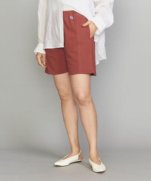 Russell Athletic(ラッセルアスレティック)の「【別注】<RUSSELL ATHLETIC>スウェットショートパンツ(その他パンツ・レディース・グレー/オレンジ系その他/ブラック・FREE)」の3枚目の写真