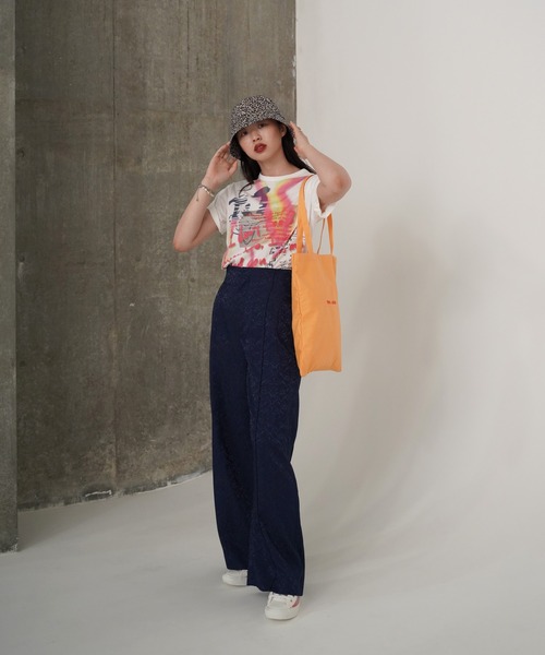 TINA：JOJUN（ティーナジョジュン）の「キャンバスロゴトート TINA：JOJUN（トートバッグ・レディース・ホワイト/ベージュ/ブルー/ピンク/グリーン/オレンジ・F）」の17枚目の写真