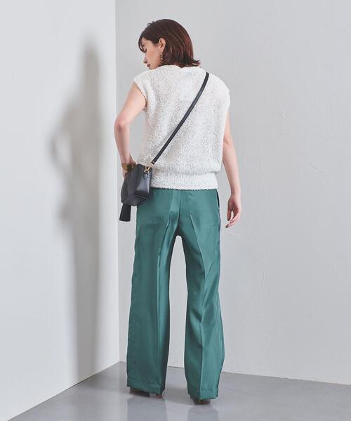 UNITED ARROWS（ユナイテッドアローズ）の「UBC FANCY/YARN ノースリーブニット◆（ニット/セーター・レディース・ホワイト/ブラック・FREE）」の3枚目の写真