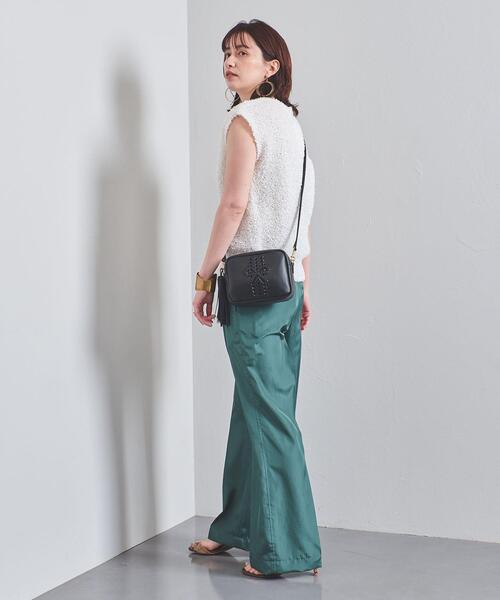 UNITED ARROWS（ユナイテッドアローズ）の「UBC FANCY/YARN ノースリーブニット◆（ニット/セーター・レディース・ホワイト/ブラック・FREE）」の9枚目の写真