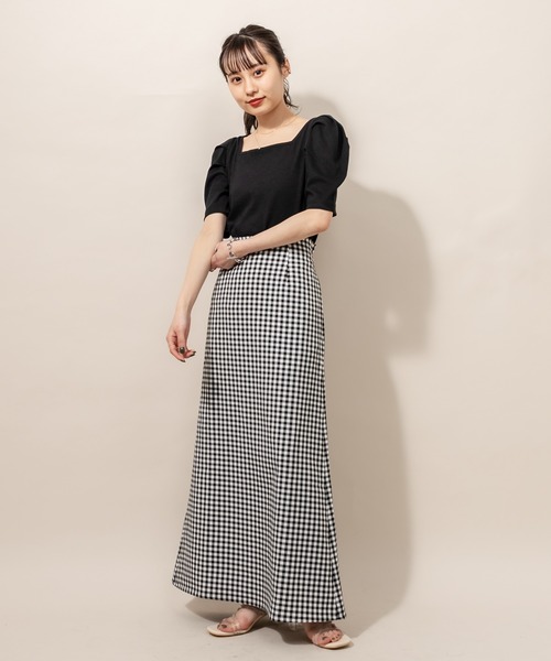 mline（エムライン）の「[mline] WEB限定 パワショルカットソー（Tシャツ/カットソー・レディース・ブラック/ベージュ/ブラウン/イエロー/オレンジ/ブラック系その他・FREE）」の17枚目の写真