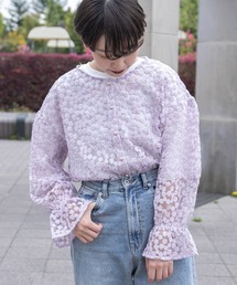 kutir | フラワーレースブラウス(シャツ/ブラウス)