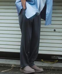 green label relaxing | 【 WEB限定 】[ GLR/ -or ] ストレート 1タック ツイル パンツ セットアップ可能(その他パンツ)