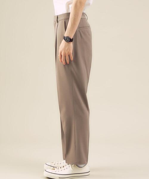 green label relaxing（グリーンレーベルリラクシング）の「OLT【 WEB限定 】[ GLR/ -or ] ストレート 1タック ツイル パンツ セットアップ可能（その他パンツ・メンズ・ライトブルー/ダークグレー/ベージュ・L/M）」の8枚目の写真