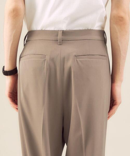 green label relaxing（グリーンレーベルリラクシング）の「OLT【 WEB限定 】[ GLR/ -or ] ストレート 1タック ツイル パンツ セットアップ可能（その他パンツ・メンズ・ライトブルー/ダークグレー/ベージュ・L/M）」の12枚目の写真