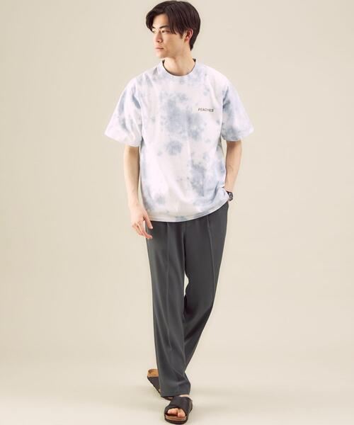 green label relaxing（グリーンレーベルリラクシング）の「OLT【 WEB限定 】[ GLR/ -or ] ストレート 1タック ツイル パンツ セットアップ可能（その他パンツ・メンズ・ライトブルー/ダークグレー/ベージュ・L/M）」の17枚目の写真