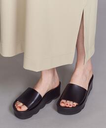 BEAUTY&YOUTH UNITED ARROWS | ＜VIENTY＞レザースライダープラットフォームサンダル(サンダル)