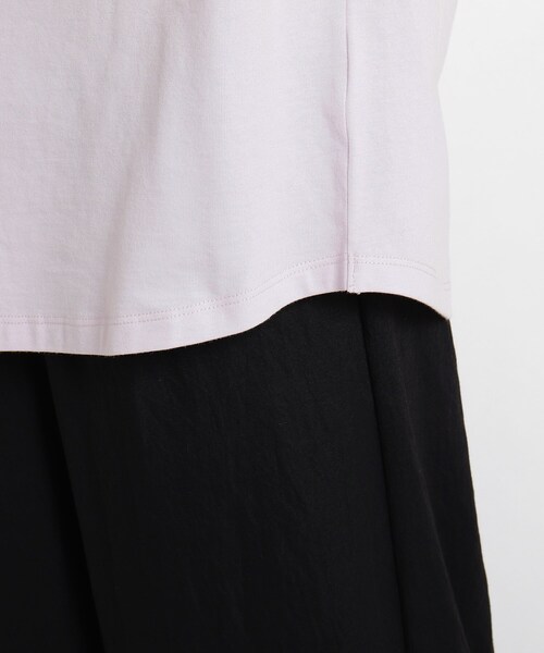 Lee(リー)の「Lee(R) フレンチスリーブTシャツ(Tシャツ/カットソー・レディース・アイボリー/グレー系その他/パープル・02/03)」の13枚目の写真