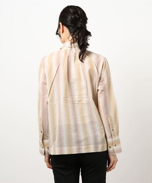 MOUSSY（マウジー）の「SHEER STRIPE シャツ（シャツ/ブラウス・レディース・ブラウン系その他/アイボリー/イエロー系その他・FREE）」の19枚目の写真