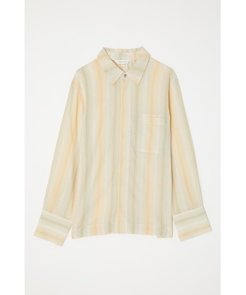 MOUSSY（マウジー）の「SHEER STRIPE シャツ（シャツ/ブラウス・レディース・ブラウン系その他/アイボリー/イエロー系その他・FREE）」の3枚目の写真