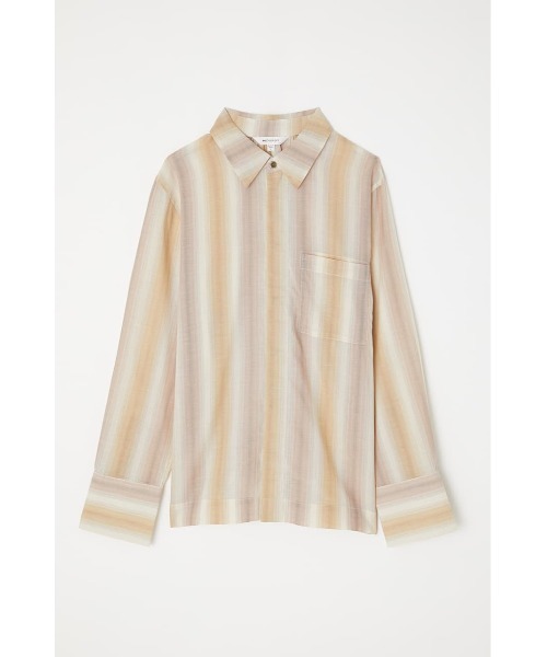 MOUSSY（マウジー）の「SHEER STRIPE シャツ（シャツ/ブラウス・レディース・ブラウン系その他/アイボリー/イエロー系その他・FREE）」の7枚目の写真