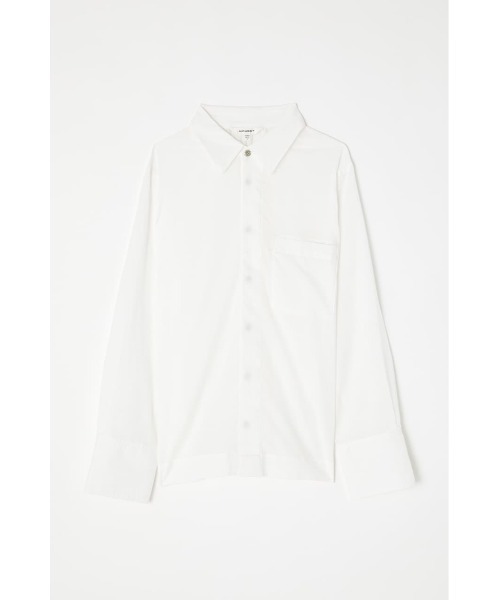 MOUSSY（マウジー）の「SHEER STRIPE シャツ（シャツ/ブラウス・レディース・ブラウン系その他/アイボリー/イエロー系その他・FREE）」の8枚目の写真