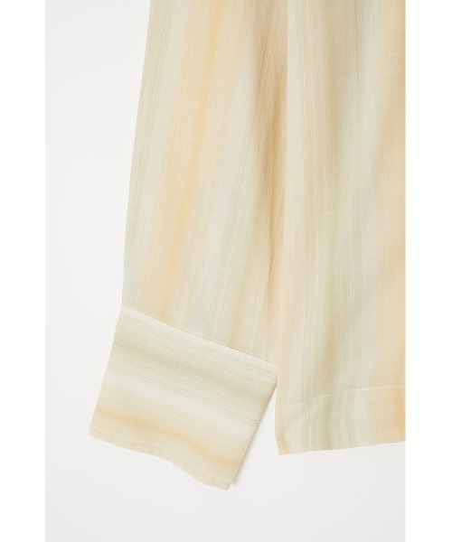 MOUSSY（マウジー）の「SHEER STRIPE シャツ（シャツ/ブラウス・レディース・ブラウン系その他/アイボリー/イエロー系その他・FREE）」の14枚目の写真