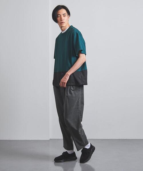 EN ROUTE（アンルート）の「＜EN ROUTE（アンルート）＞ ポリエステル/ウール ソロテックス 2プリーツ バックゴム（その他パンツ・メンズ・ブラック/グレー・1/2/3）」の5枚目の写真