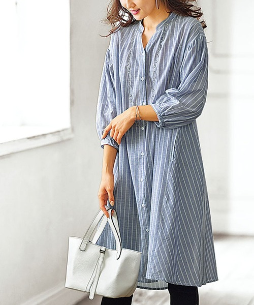 ふんわり綿１００ ゆったりワンピース ワンピース Belluna Plus ベルーナ のファッション通販 Zozotown