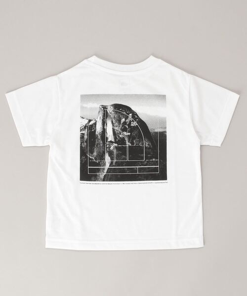 THE NORTH FACE（ザノースフェイス）の「THE NORTH FACE/ノースフェイス キッズ Tシャツ NTJ12138（Tシャツ/カットソー・キッズ・ホワイト/ブラック・110cm/120cm/130cm）」の4枚目の写真