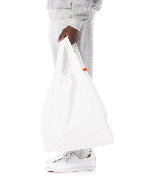 DAILY STANDARD by SANDINISTA（デイリースタンダードバイサンディニスタ）の「CORDURA Rip-Stop Market Bag / コーデュラリップストップマーケットバッグ（エコバッグ/サブバッグ・メンズ・ホワイト/ネイビー/オリーブ/ブラック/ベージュ・FREE）」の2枚目の写真