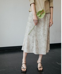 ACCL | マーブルプリント フレアースカート(スカート)