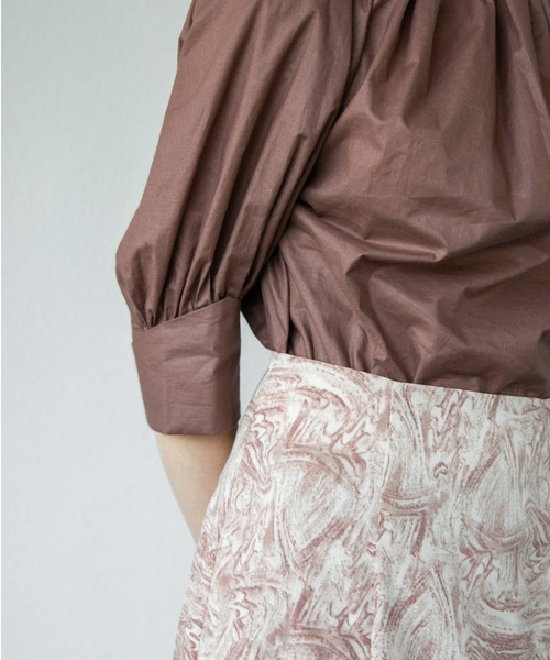 ACCL(エーシーシーエル)の「マーブルプリント フレアースカート(スカート・レディース・ピンク/グリーン・MEDIUM/SMALL)」の15枚目の写真