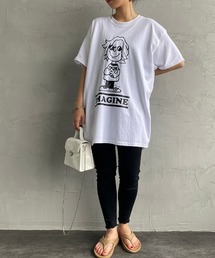 [BENDS×JEANS FACTORY/ベンズ×ジーンズファクトリー] 別注 グラフィックプリントTシャツ PL