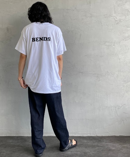 bend(s)（ベンズ）の「[BENDS×JEANS FACTORY/ベンズ×ジーンズファクトリー] 別注 グラフィックプリントTシャツ PL（Tシャツ/カットソー・レディース・ホワイト/チャコールグレー・M/L）」の10枚目の写真