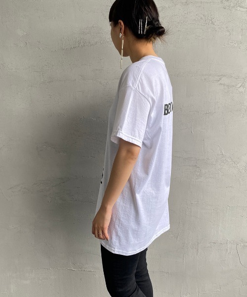 bend(s)（ベンズ）の「[BENDS×JEANS FACTORY/ベンズ×ジーンズファクトリー] 別注 グラフィックプリントTシャツ PL（Tシャツ/カットソー・レディース・ホワイト/チャコールグレー・M/L）」の17枚目の写真