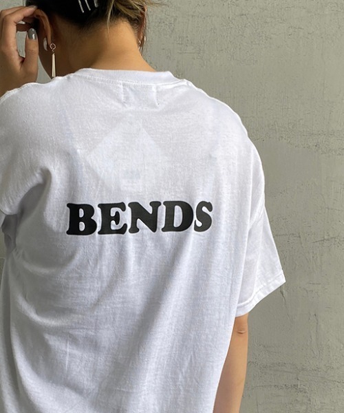 bend(s)（ベンズ）の「[BENDS×JEANS FACTORY/ベンズ×ジーンズファクトリー] 別注 グラフィックプリントTシャツ PL（Tシャツ/カットソー・レディース・ホワイト/チャコールグレー・M/L）」の19枚目の写真